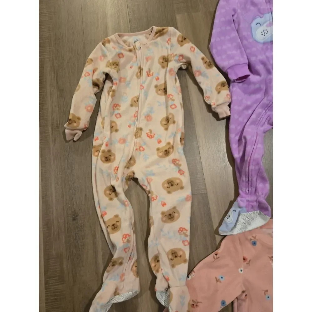 Carters Infant Baby Girl Sleepwear Footie Pajamas One-Piece Lot 24 Months Lot 5